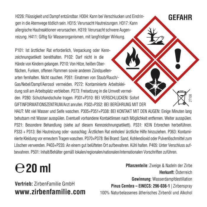 Zirbenfamilie ZirbenSpray
